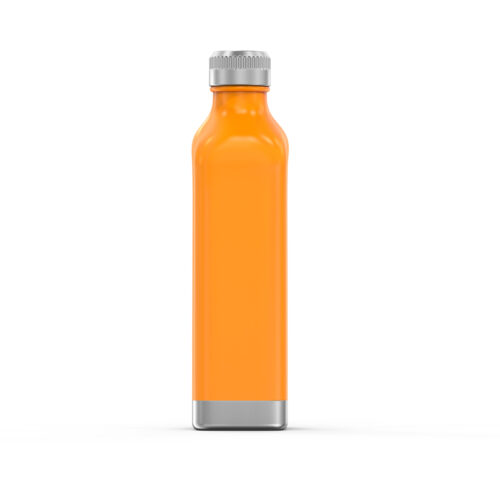 square shape vacuum insulated stainless steel water bottle