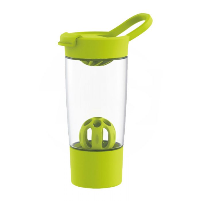 Tritan Tumbler Protein Shaker Bottle with Shake Ball And Silicone Bumper