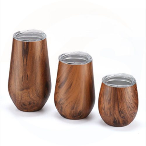 Double Wall Vacuum Insulated Stainless Steel Wine Tumbler