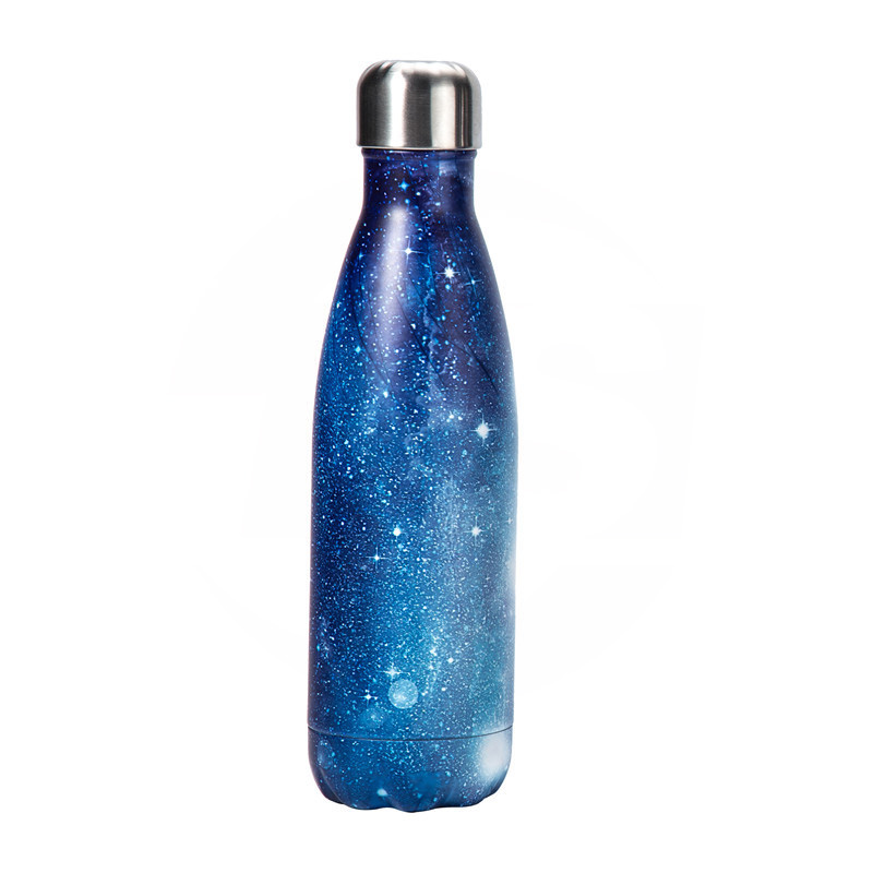 Double Wall Vacuum Insulated Stainless Steel Cola Shape Water Bottle 17oz