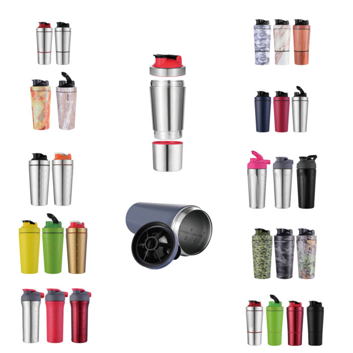 dismoutable tumbler shaker bottle