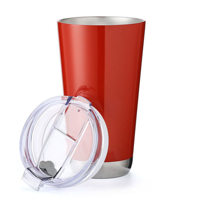 Reusable Thermos Stainless Steel Tumbler Coffee Cup with Flip Lid S222099 - Image 2