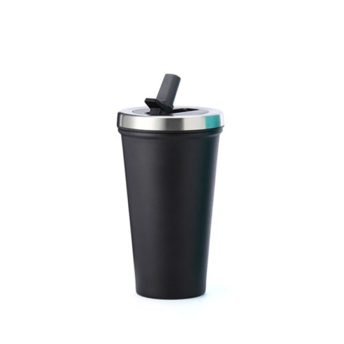 Mug with Straw Lid