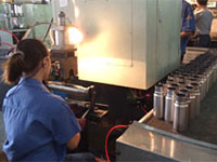 cutting water bottle cutting process