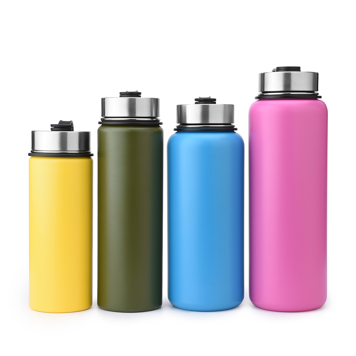 Kingstar S114001 Vacuum Insulated Double Wall Stainless Steel Wide Mouth Water Bottle 40oz