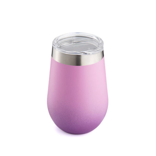 wine cup with clear lid