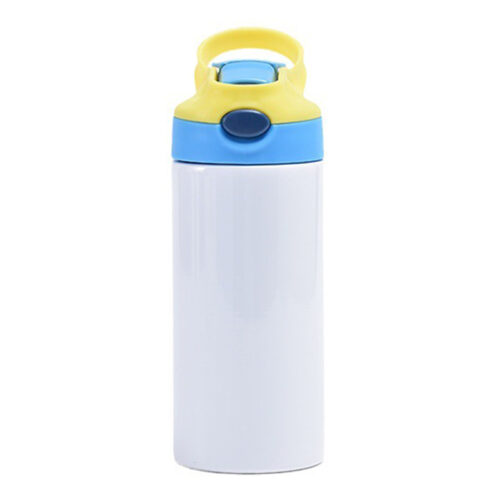 Reusable Kids Water Bottle Stainless Steel Insulated Tumbler with Straw Lid for School