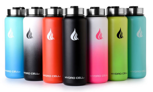 water bottle with silk screen logo