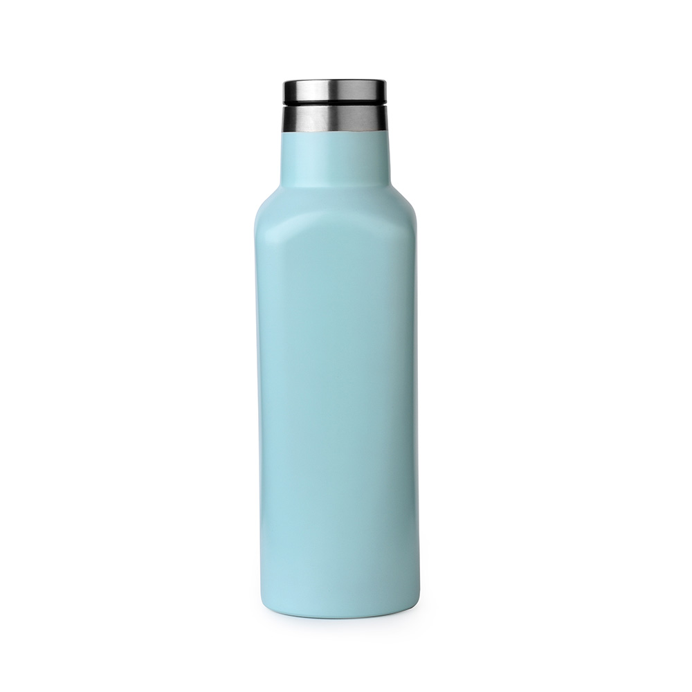 Square Water Bottle Vacuum Insulated Stainless Steel Double Wall 
