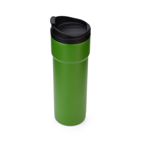 stainless steel tumbler travel mug with flip lid