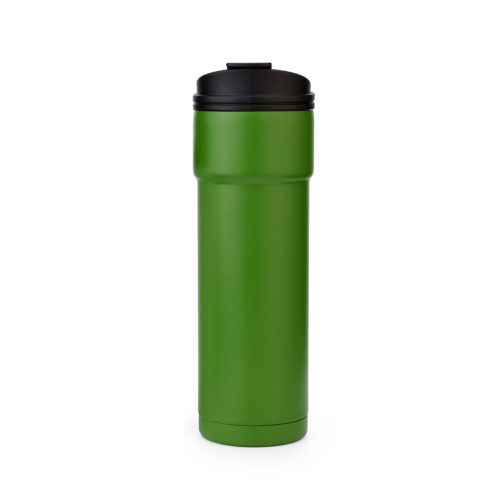 vacuum insulated tumbler with flip lid