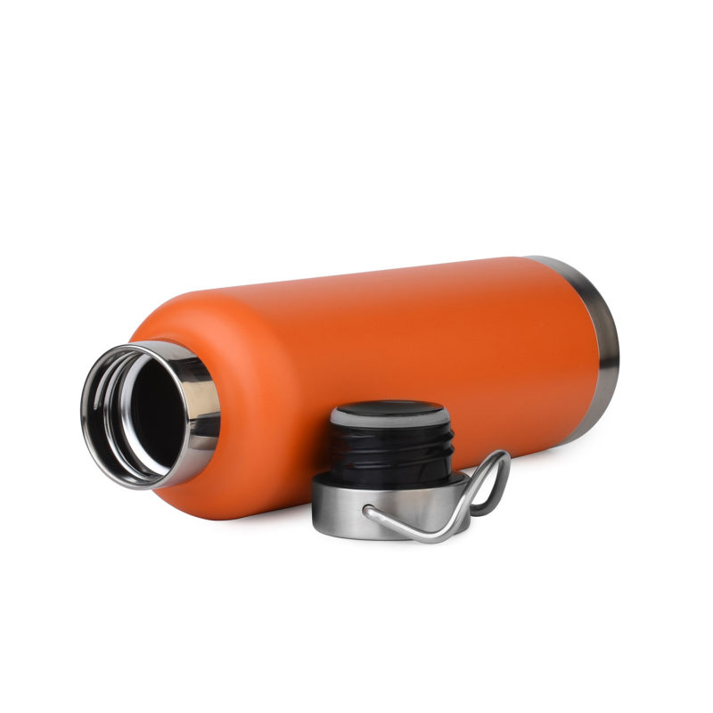 Insulated Stainless Steel Reusable Drink Bottle with SS Lid & Handle