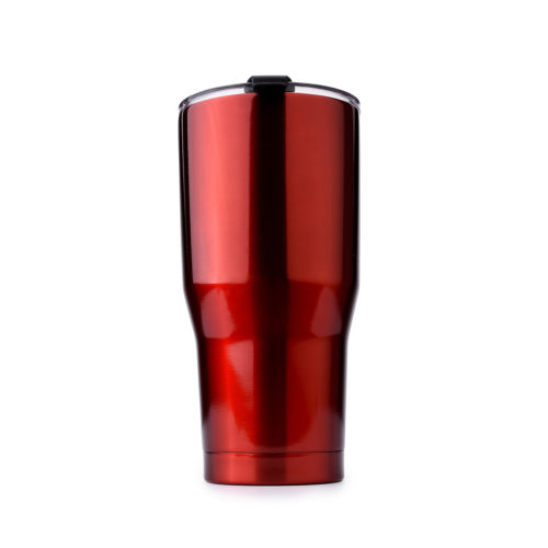 Blank Red Insulated Stainless Steel Sand Rambler 30 oz Coffee Tumbler