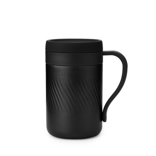 reusable stainless steel thermos coffee mug tumbler with handle