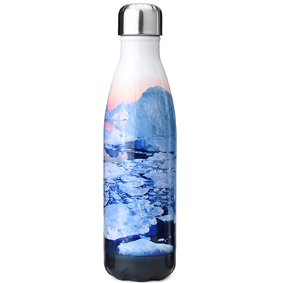 custom design graphic pattern water bottle