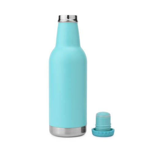  vacuum insulated double walled stainless steel beer bottle pint