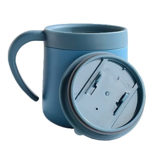Office Coffee Mug with Handle Double Wall Insulated Stainless Steel Tumbler