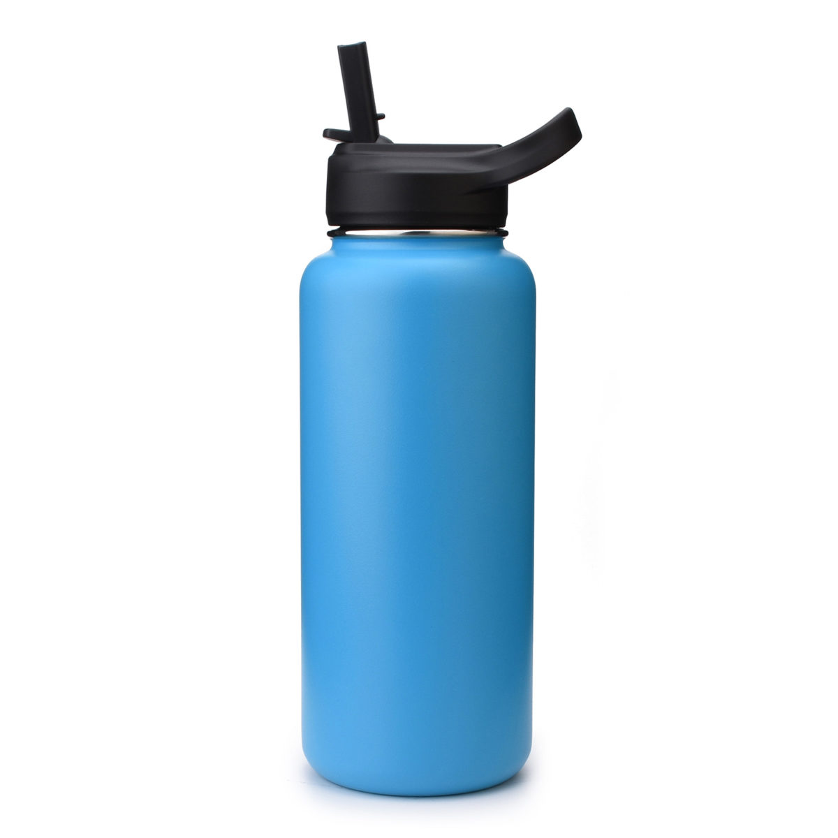 Sports Bottle - 32 oz (Approx. 1000 ml), 2 Lids (Straw Lid), Leak