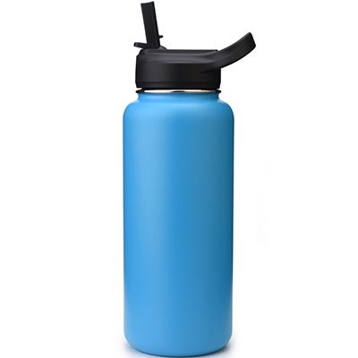 20 Oz Narrow Mouth Water Bottle With Straw Lid