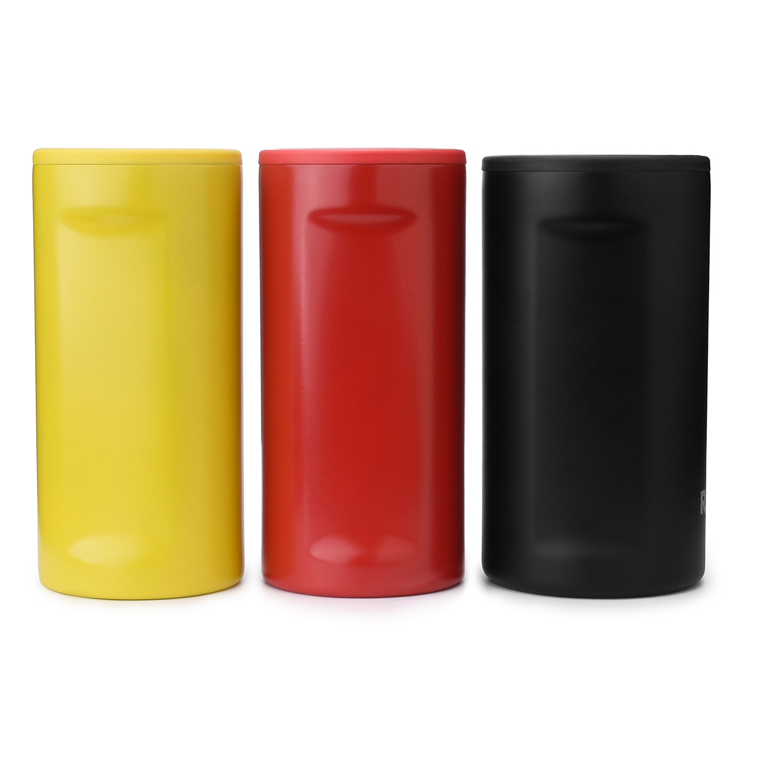 12oz Standard Can Cooler | Jet Black - Leak-Proof, BPA Free