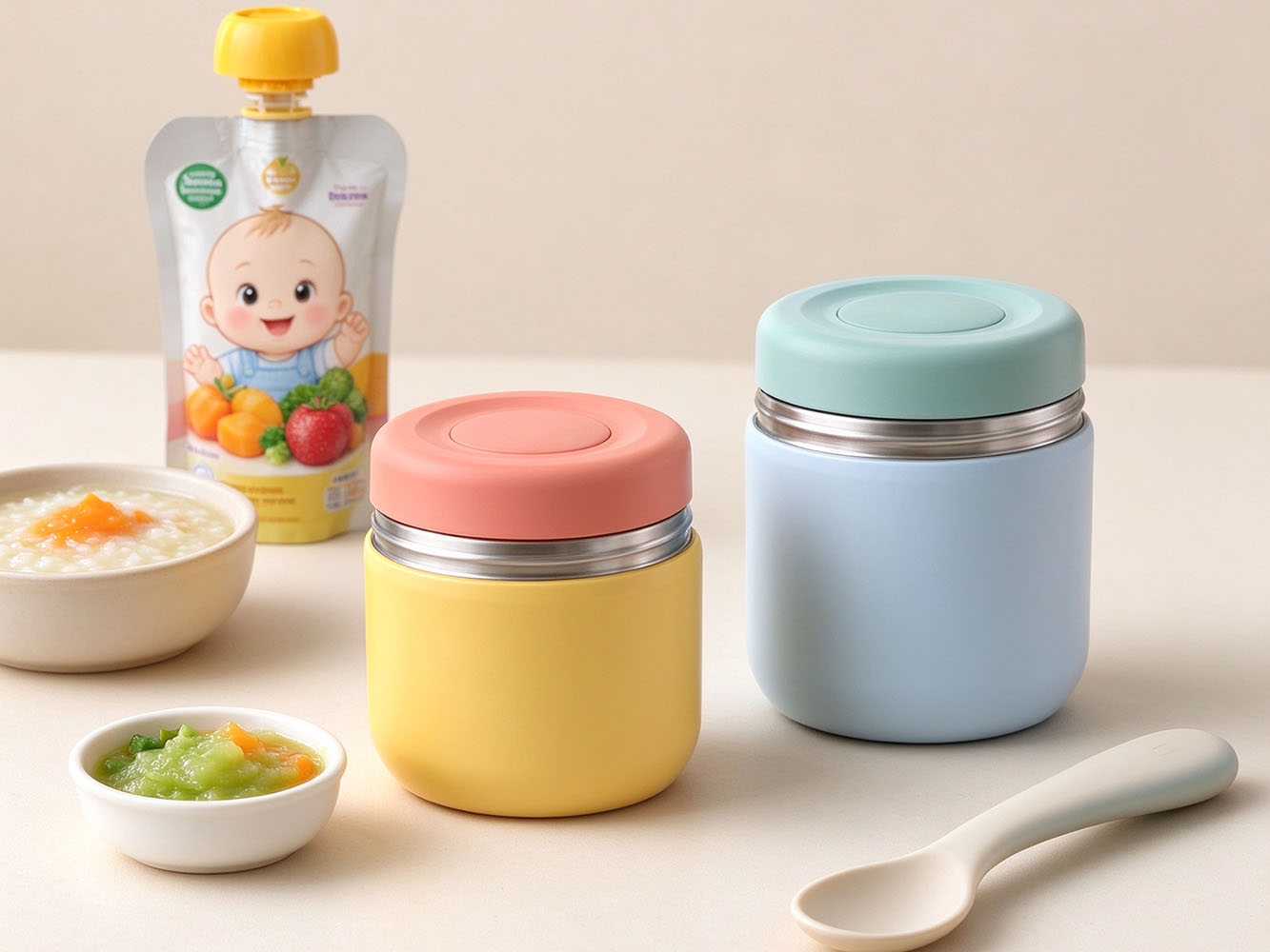 insulated food jar for baby food