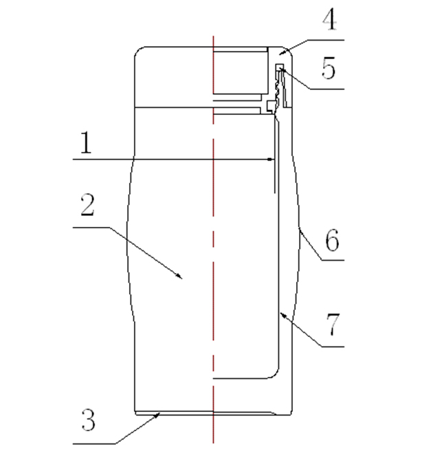 bottle structure diagram