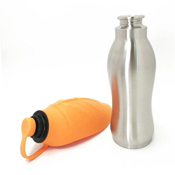 Insulated Dog Water Bottle Stainless Steel Portable Dispenser Cup