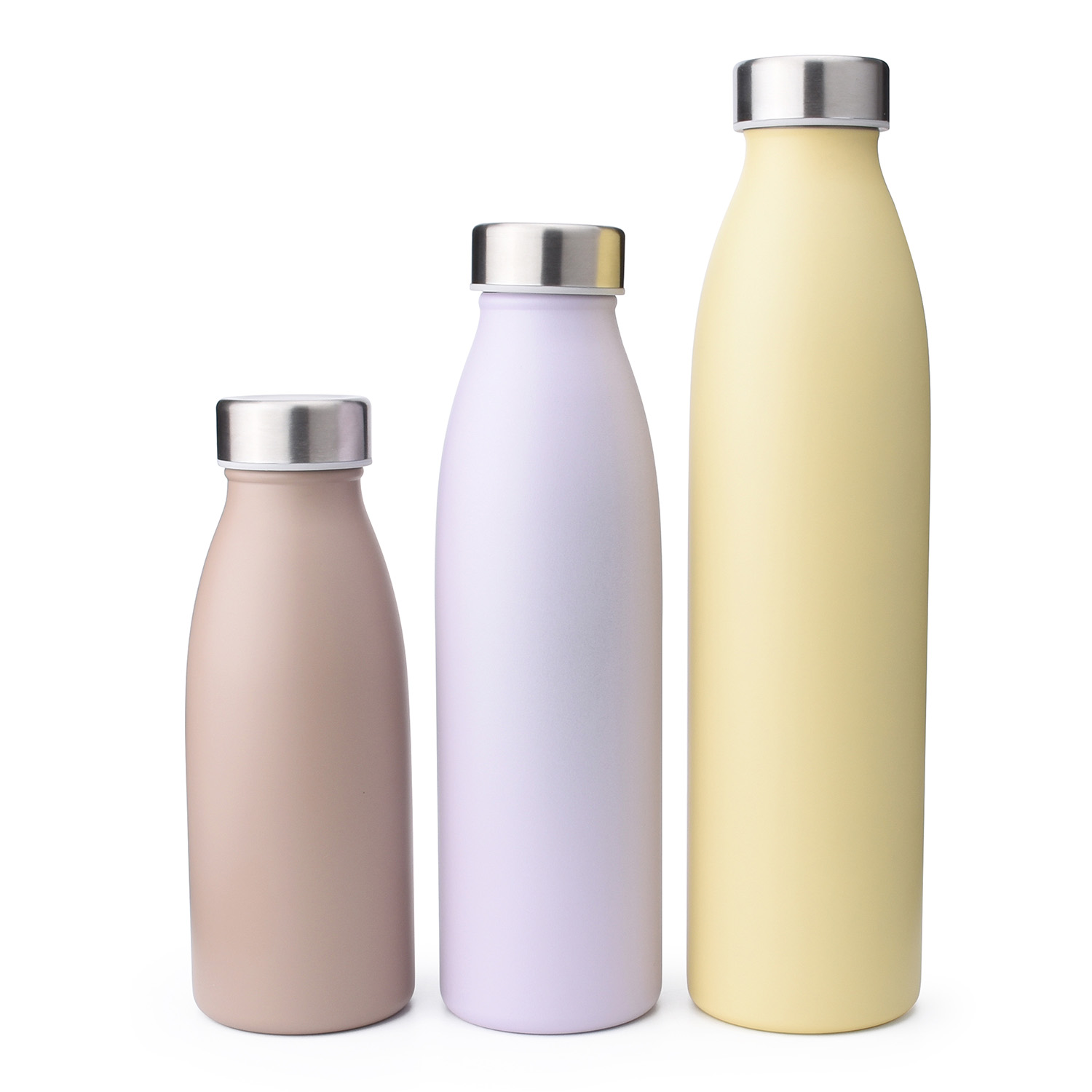 Milk Tea Matte Stainless Steel Water Bottle