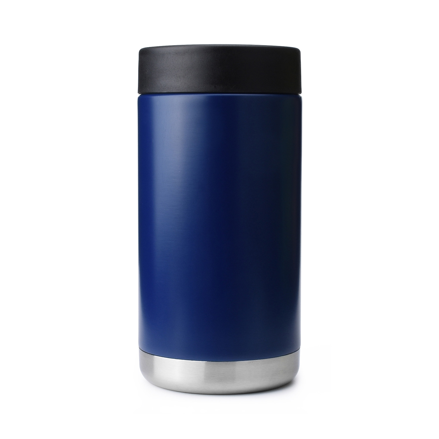 Vacuum Insulated Travel Mug. Stainless Steel, Black 375ml