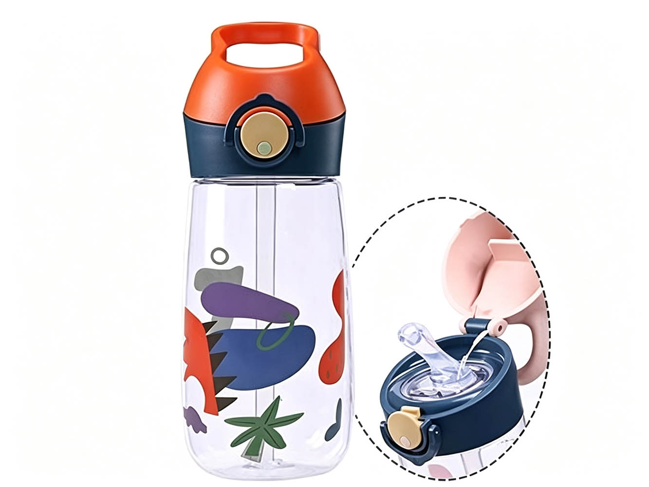 kids drinkware flip lid easy to clean