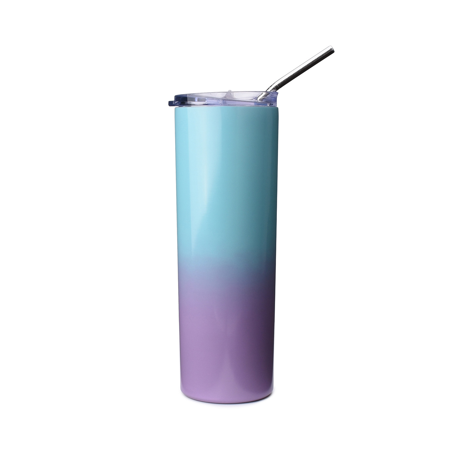 Wholesale Metal Skinny Tumbler with Straw