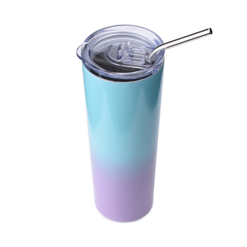 skinny metal tumbler cup 20 oz