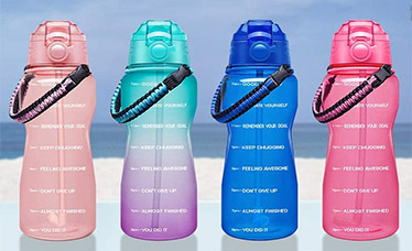 Custom Wholesale BPA Free Tumbler Tritan PP Plastic water bottle fitness  gym bottle Protein Shaker Cup