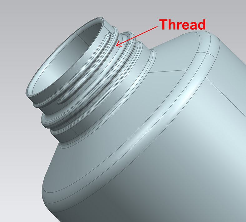 thread on vacuum insulated metal water bottles