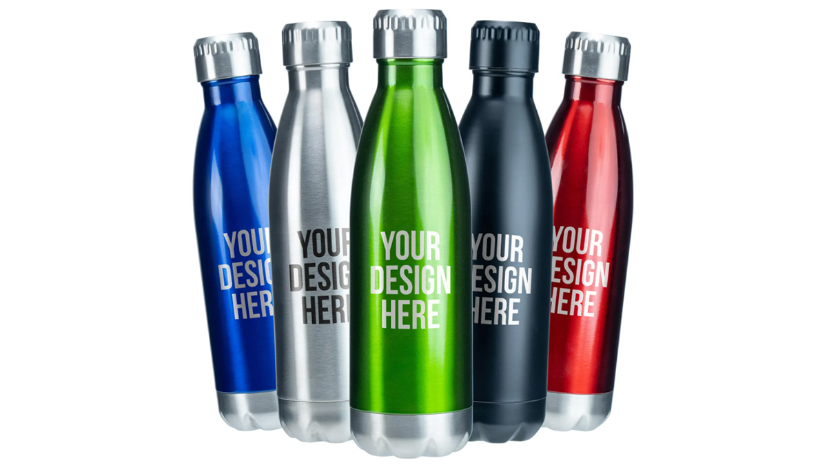 Personalized Thermos Water Bottles Stainless Steel Cup Custom Logo