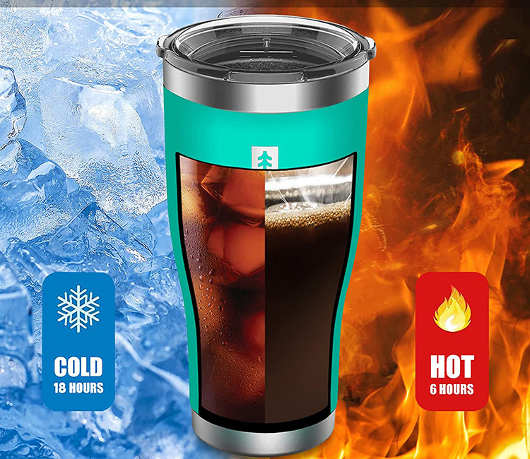 Stainless Steel Tumbler - Keep Your Drinks Hot or Cold for Hours