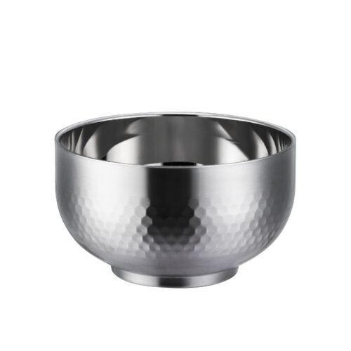 Customized 304 Stainless Steel Double-Walled Soup Bowl Kids Food Container