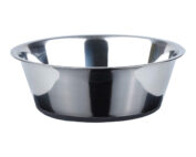 No Spill Non-Skid Stainless Steel Deep Puppy Bowl