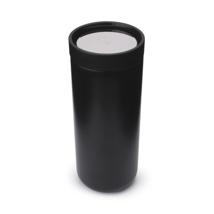 insulating coffee cup mug bottle with push button cap