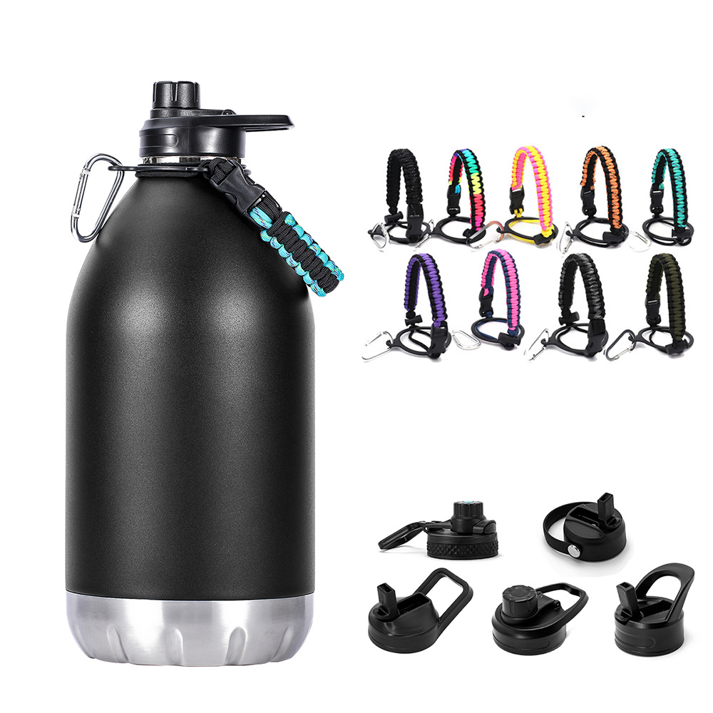 Insulated Growler Beer Thermos Vacuum Sealed 128oz / 3.8L -XL