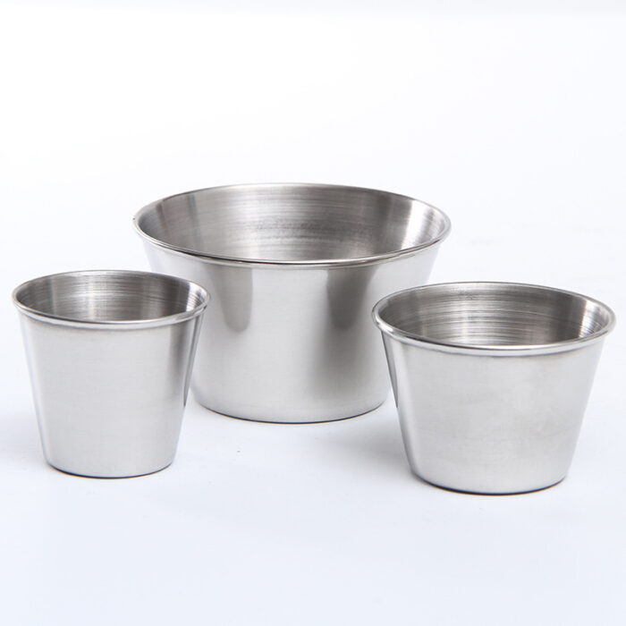 wholesale stainless steel sauce cups in bulk