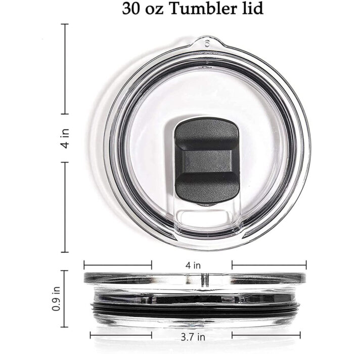 30oz Magnetic Tumbler cup Lid Compatible with YETI Rambler, Ozark Trail Rtic