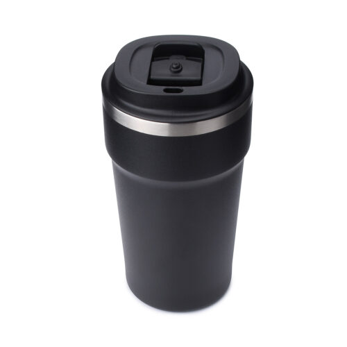 insulated coffee mug 16oz black color