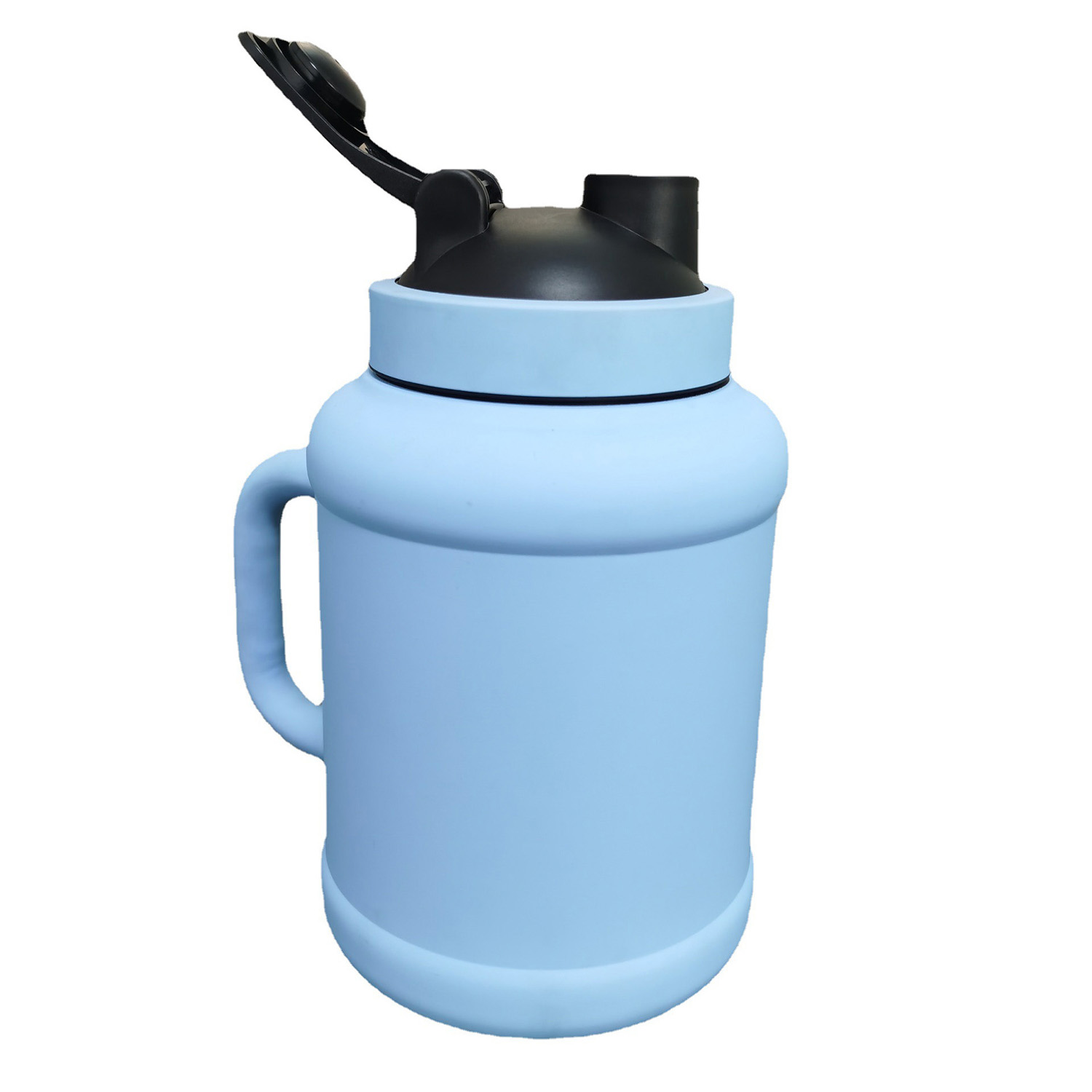 Insulated Metal Water Jug 1.5L 2.5L Big Bottle with Handle Gallon Steel