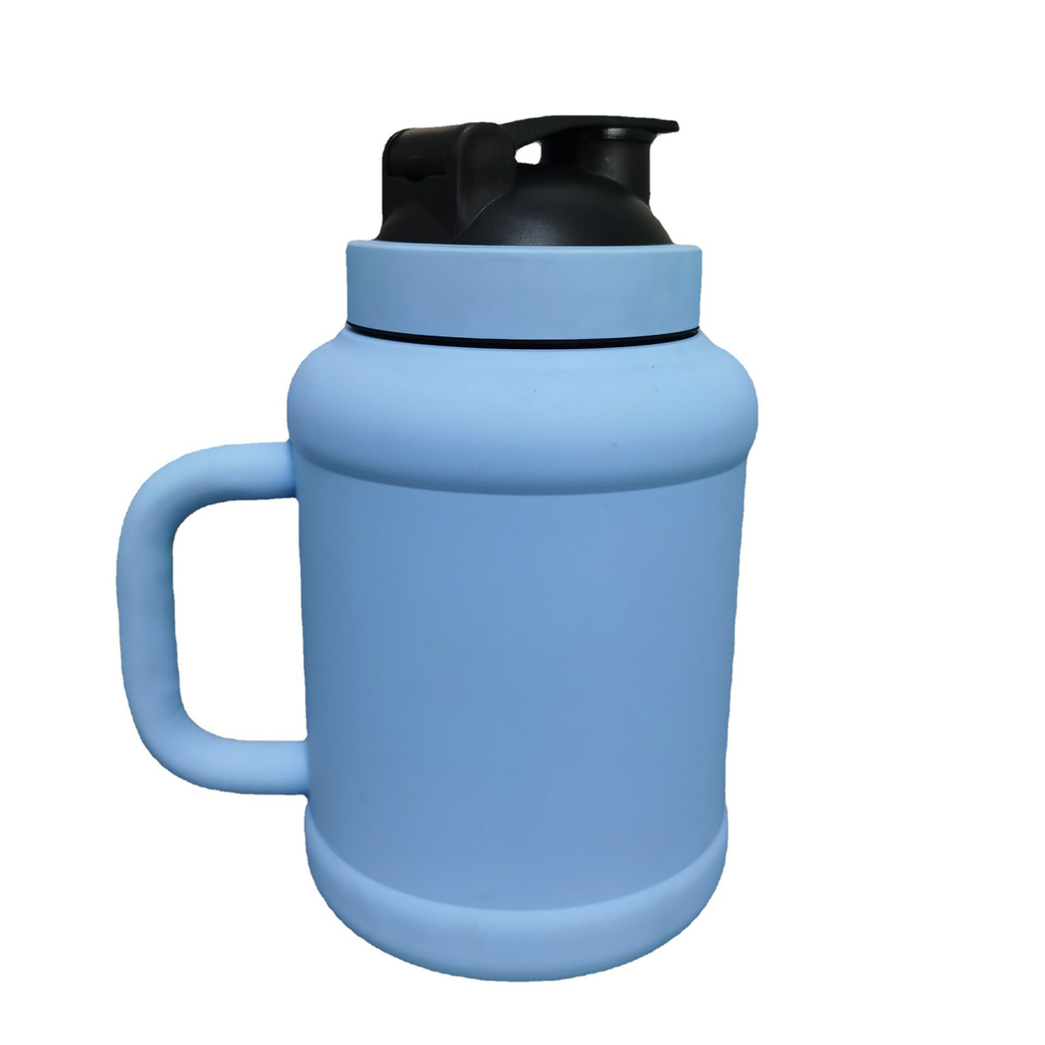 Large Capacity Water Bottle with Handle and Straw Lid Insulated