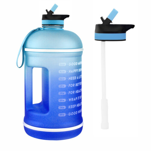 bulk sports PETG 1 gallon plastic water bottle jug food grade with straw