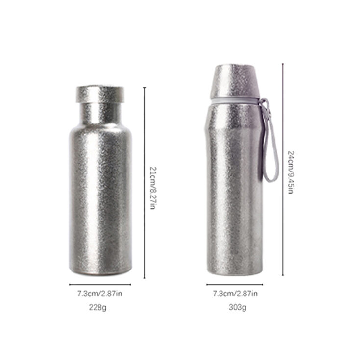 high end titanium travel bottle vacuum flask gift insulated Antibacterial