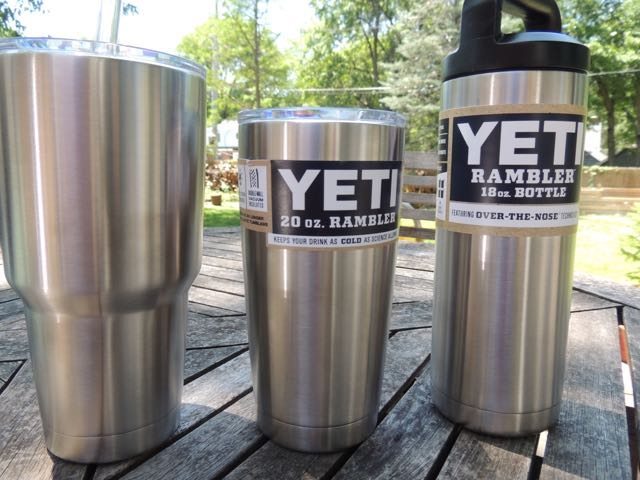 I got some weird looks when I got my toddler twins yeti bottles for  daycare. But they have ice and are cold all day. Also perfect for short  trips like today. Left