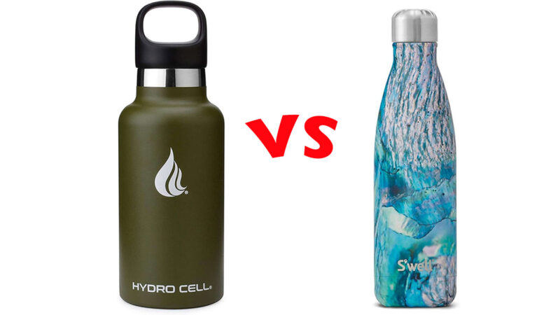 hydro cell vs s'well water bottle