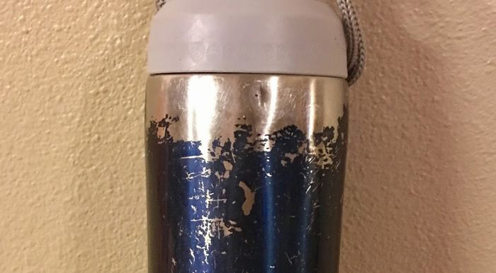 stainless steel cup chipped paint